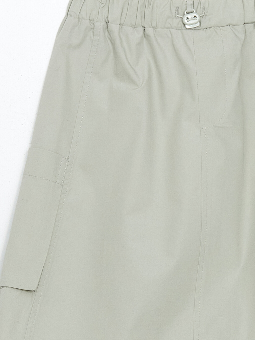 Girls' Cargo Skirt With Elastic Waist-2
