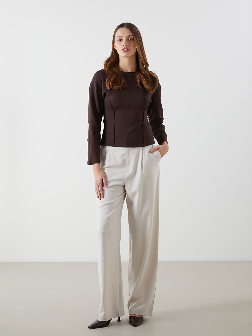 Pantalone za žene sa kaišem -S5BH40Z8-Q6M