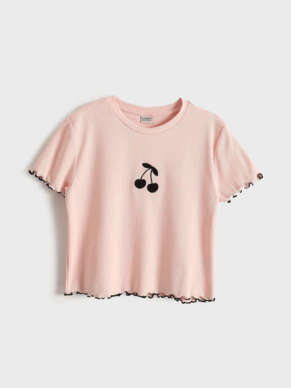 Crew Neck Girls' T-Shirt 2 Pack-2