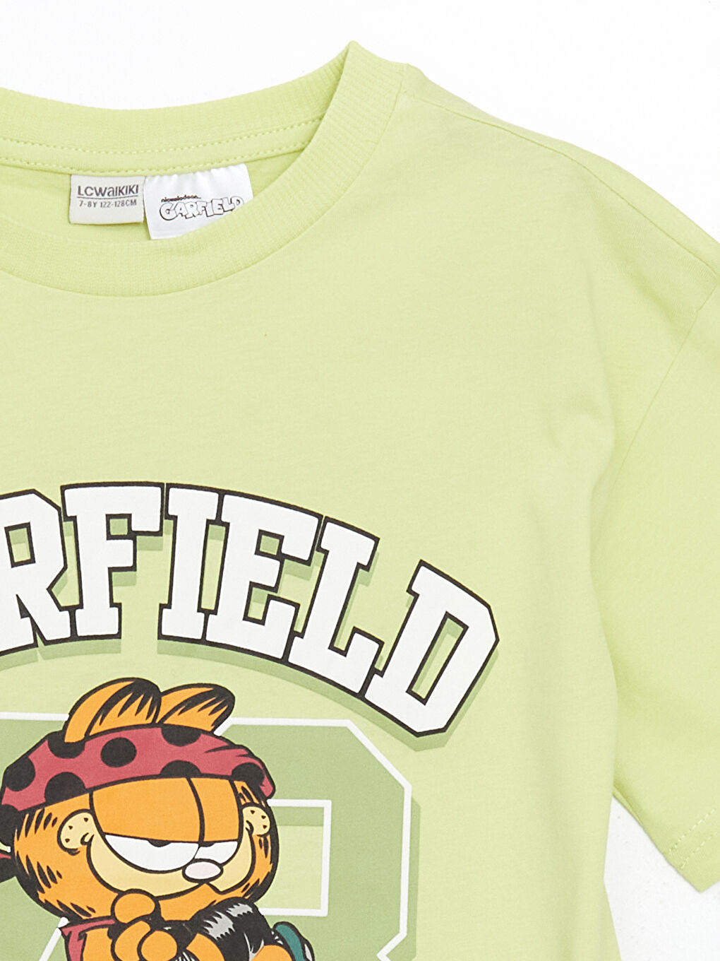 Crew Neck Garfield Printed Boys' T-shirt -S5BI41Z4-FV0