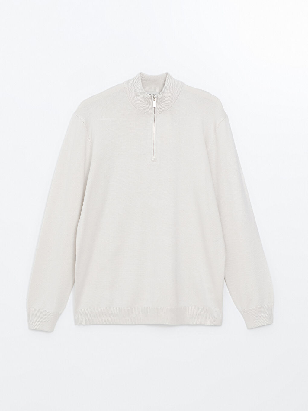 Pull-over à col roulé et manches longues pour hommes en tricot-4