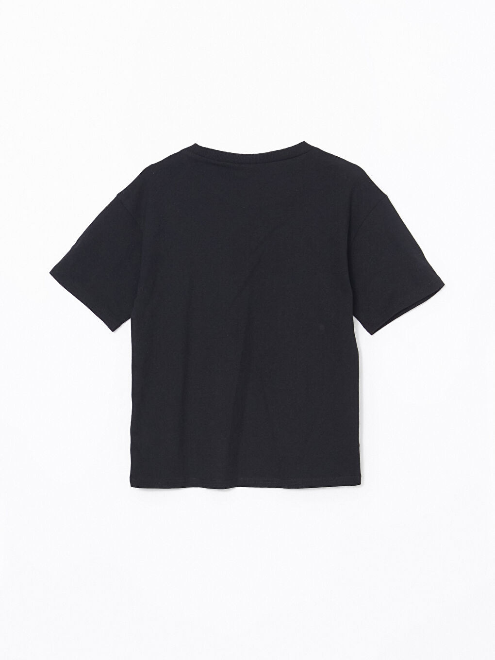 Siyah Bisiklet Yaka Star Wars Baskılı Erkek Çocuk Tişört-2