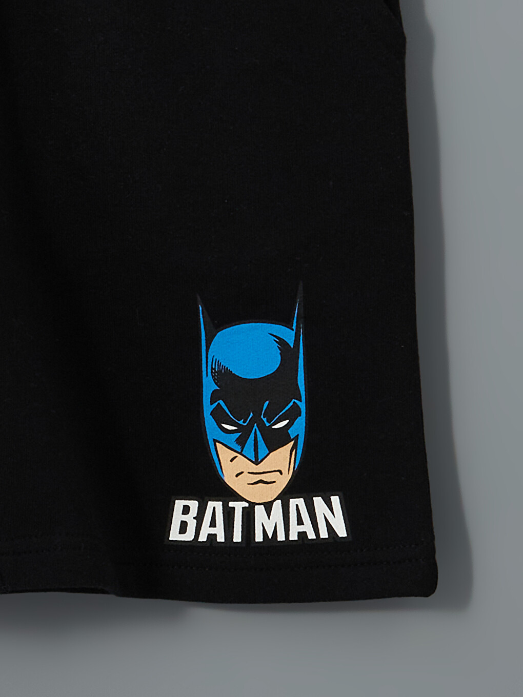 Siyah Batman Baskılı Erkek Çocuk Şort-2