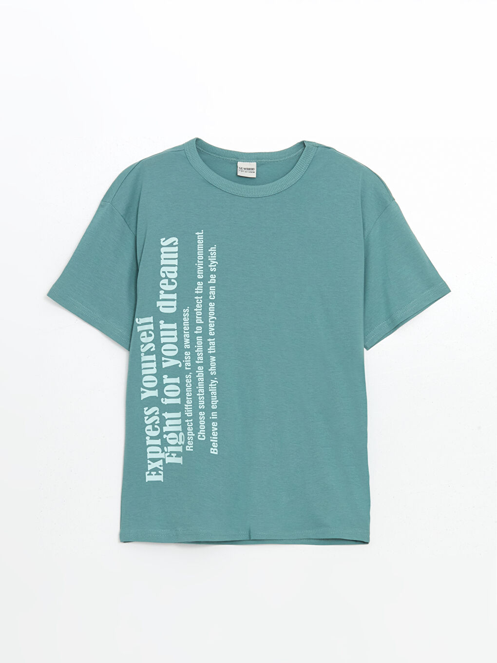 Crew Neck Printed Jersey Boys' T-Shirt -S5BJ22Z4-GP4