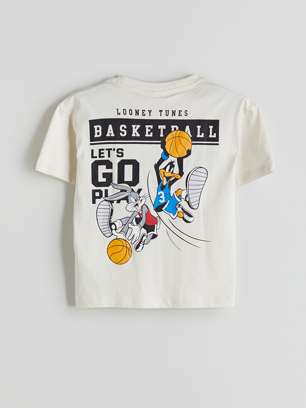 Crew Neck Bugs Bunny Printed Boys' T-Shirt -S5BJ91Z4-FDJ