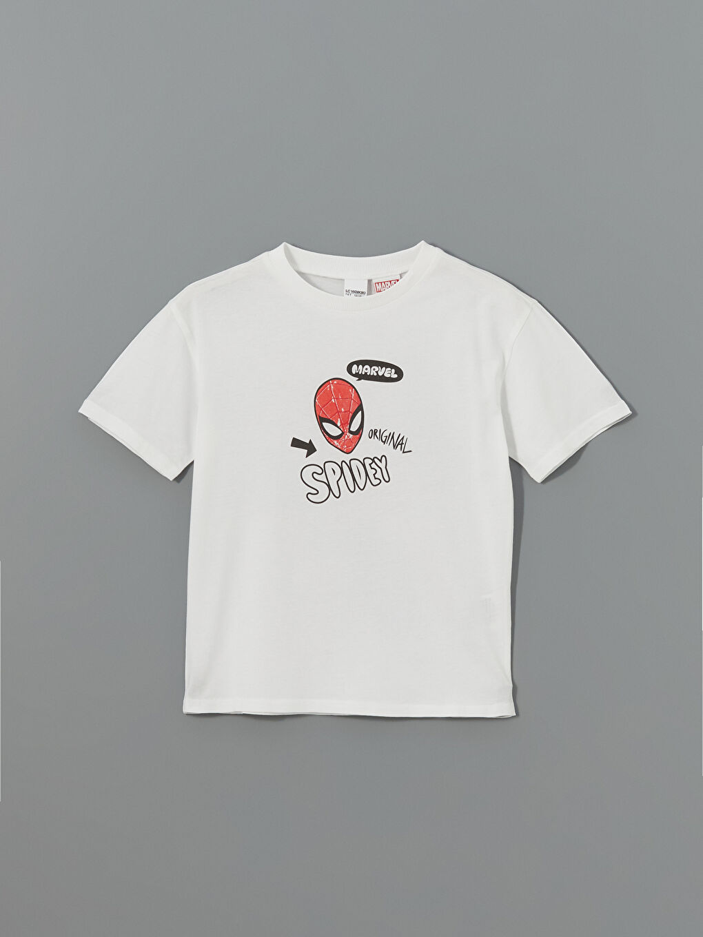 Crew Neck Spider-Man Printed Boys' T-Shirt -S5BJ93Z4-FFB