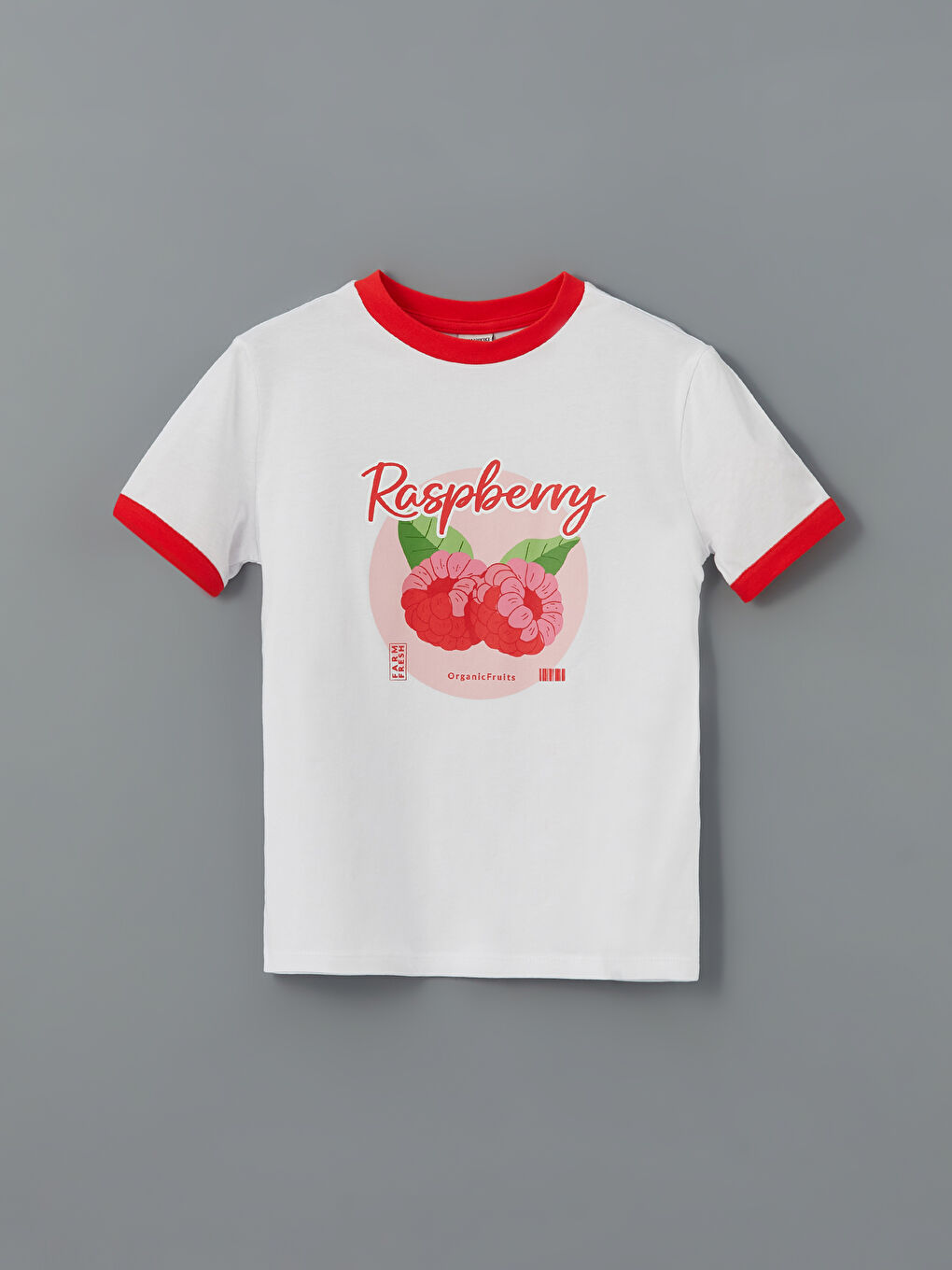 Crew Neck Girl's T-Shirt -S5BK14Z4-FFB