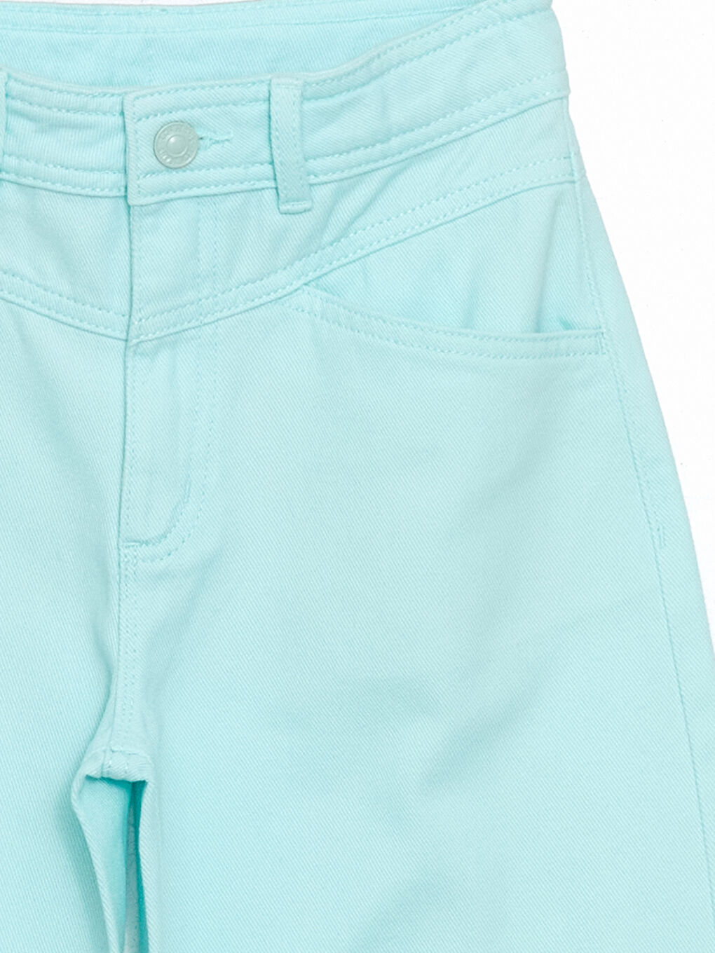 LCW Kids Mädchen-Jeanshose mit verstellbarem elastischem Bund -S5BK35Z4-FVE
