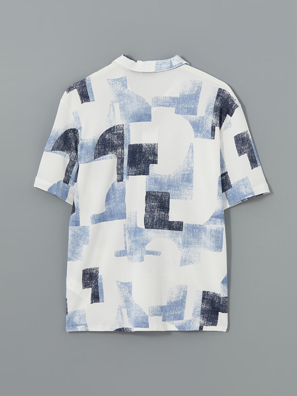 LCW Vision Regular Fit Short Sleeve Patterned Men's Shirt -S5BK46Z8-P2V