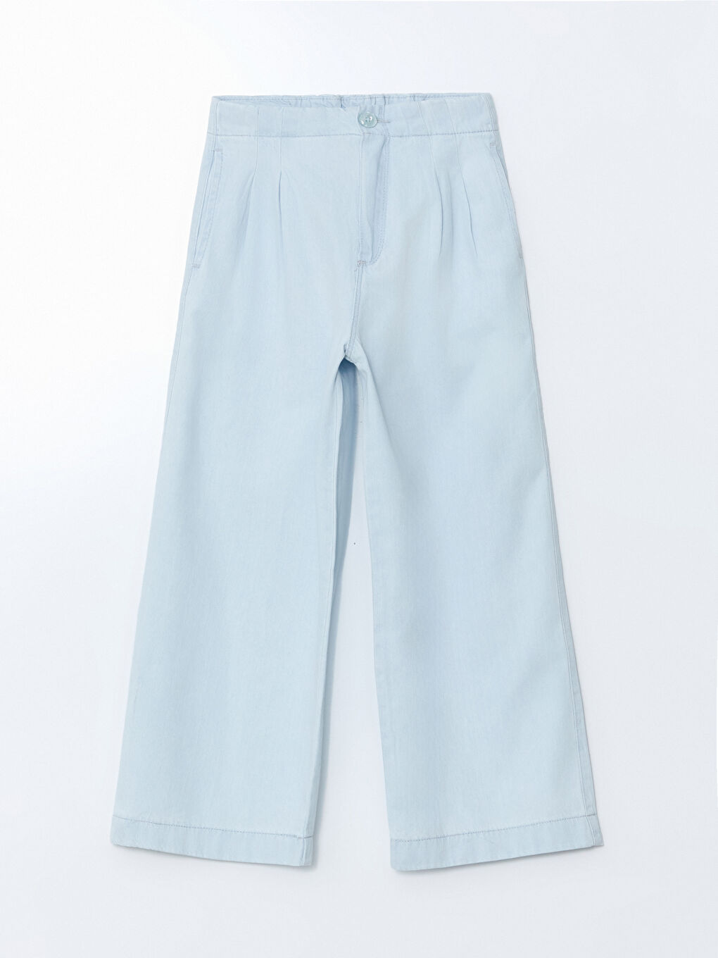 İndigo Wideleg Kız Çocuk Jean Pantolon