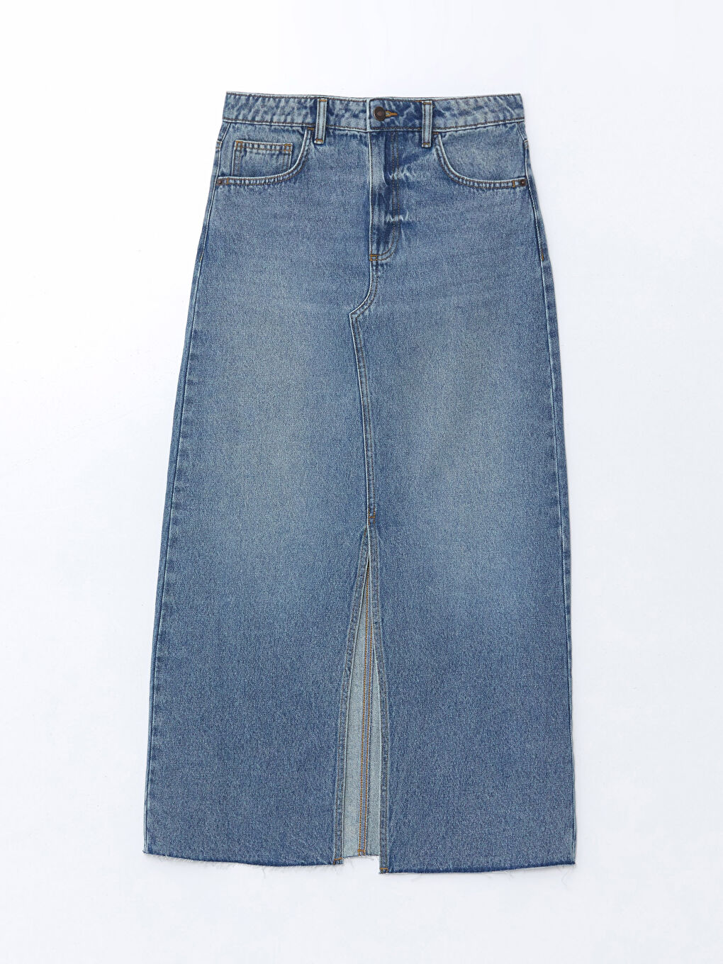 Regular Fit Women's Denim Skirt -S5BK68Z8-507