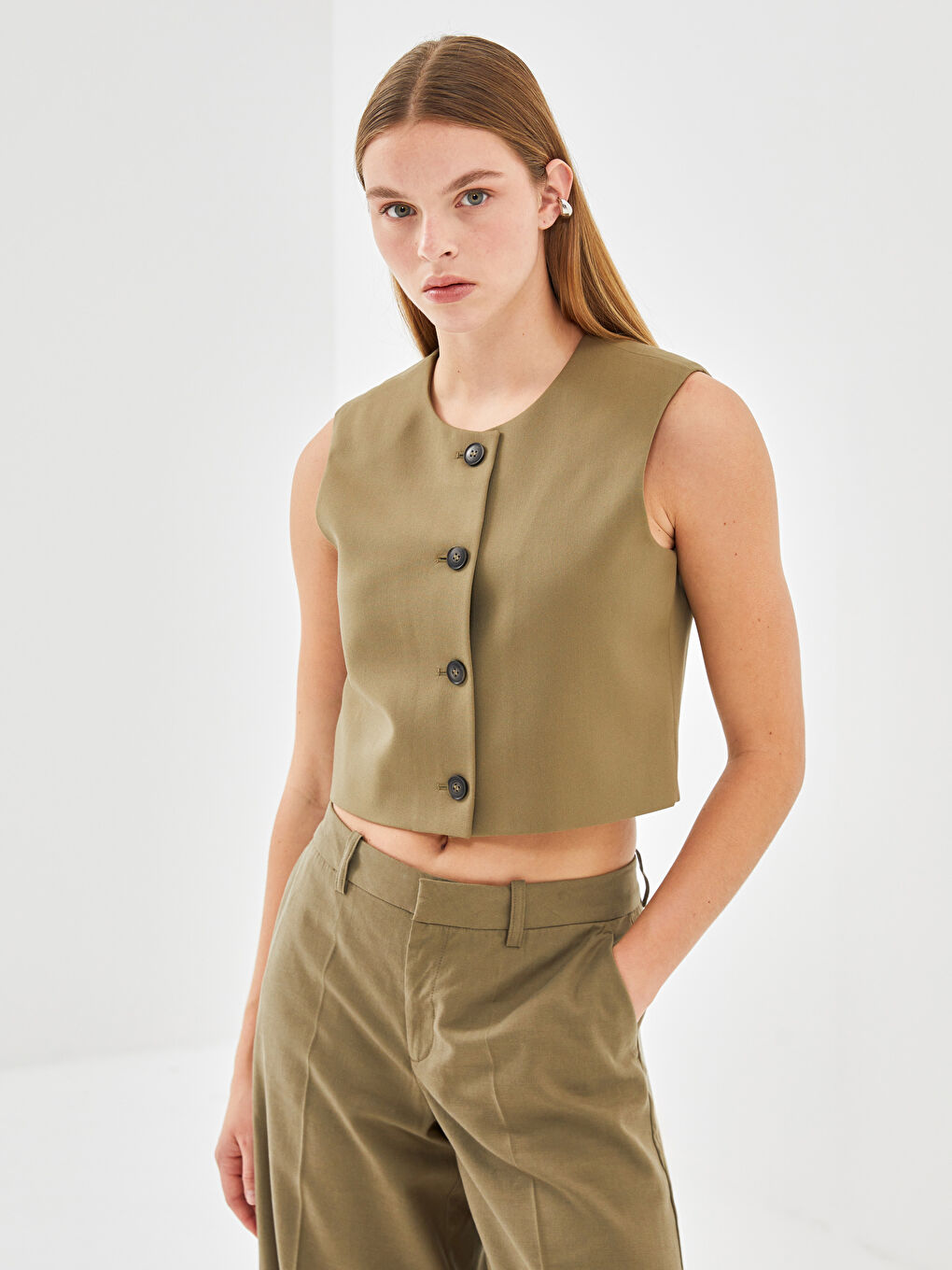 TAMNO ŽUTA Elegantni prsluk Žene -S5BK98Z8-K0F