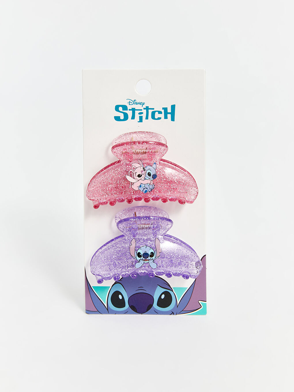 ლილო და სტიჩი ნაბეჭდი გოგონებისთვის კლიპის თმის სამაგრი 2 შეკვრა-3