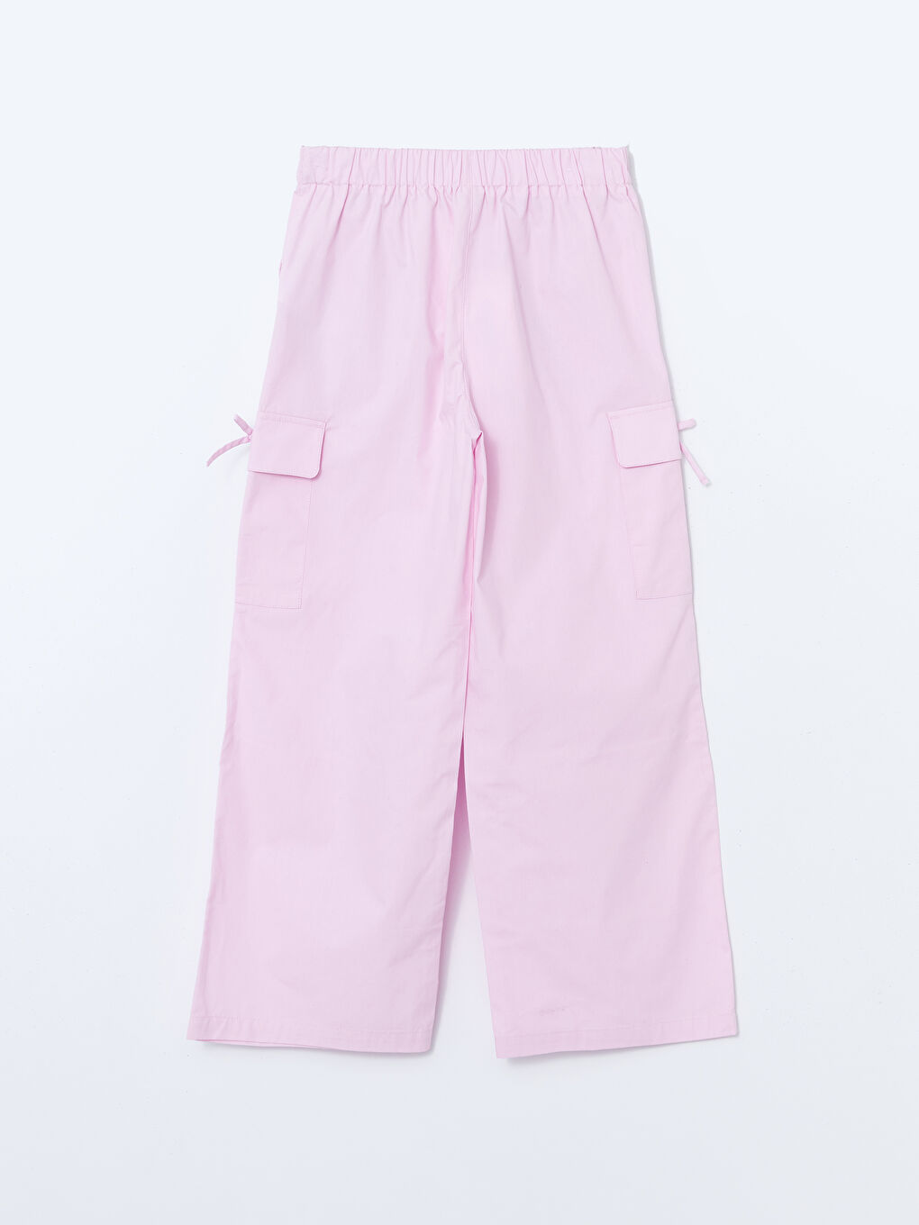 Girls' Cargo Trousers with Elasticated Waist and Bow Detail -S5BL20Z4-QXD