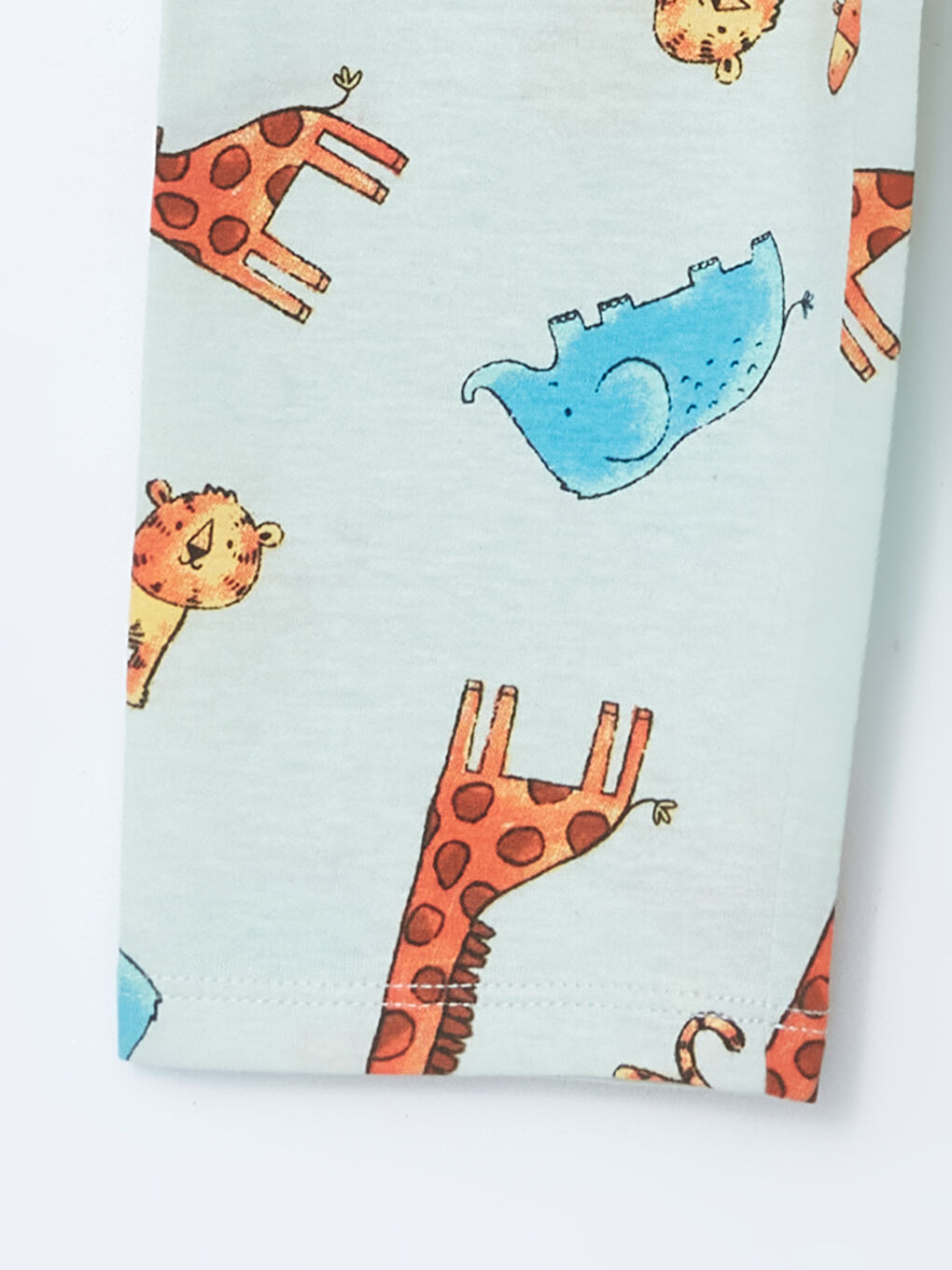 Yeşil Baskılı Erkek Bebek Pijama Üstü-2