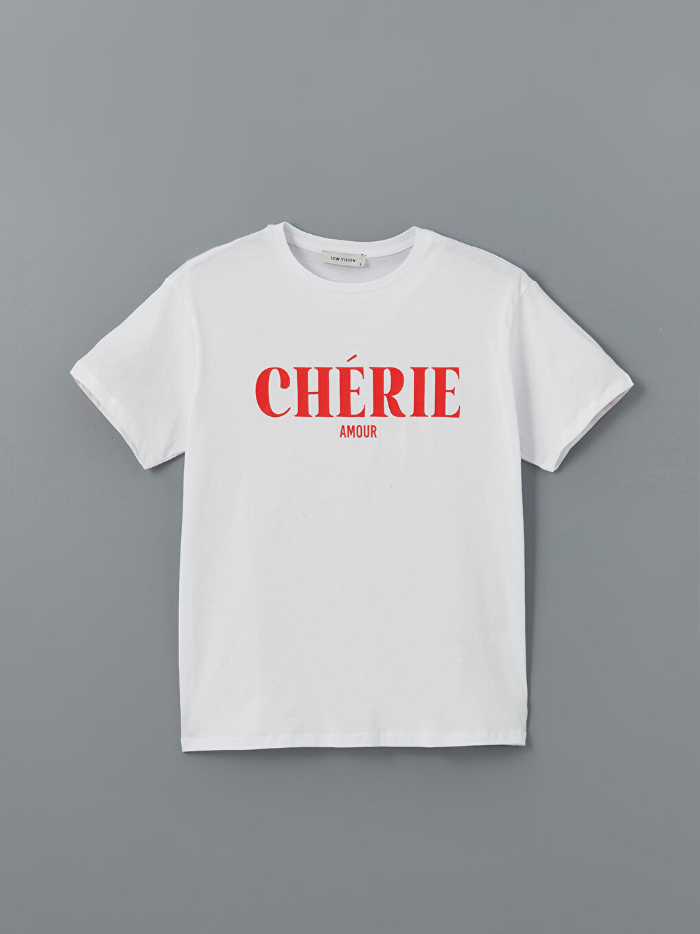 Crew Neck Printed Women's T-Shirt-4