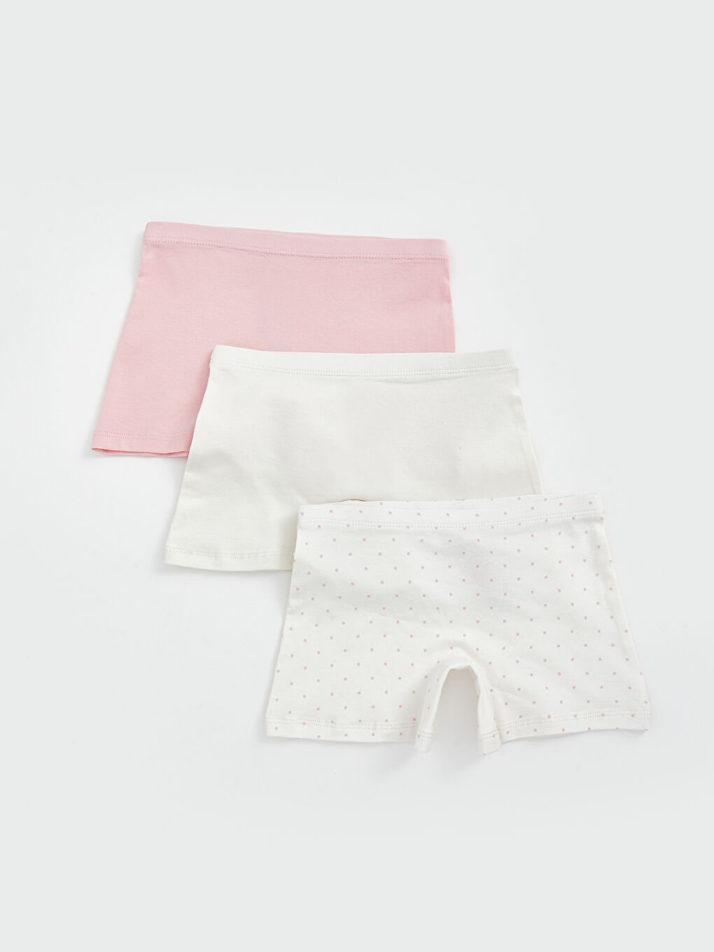 LCW Kids Boxers Basiques pour Filles avec Taille Élastique Lot de 3 -S5BM08Z1-LRA