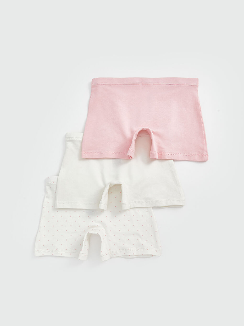 LCW Kids Boxers Basiques pour Filles avec Taille Élastique Lot de 3 -S5BM08Z1-LRA