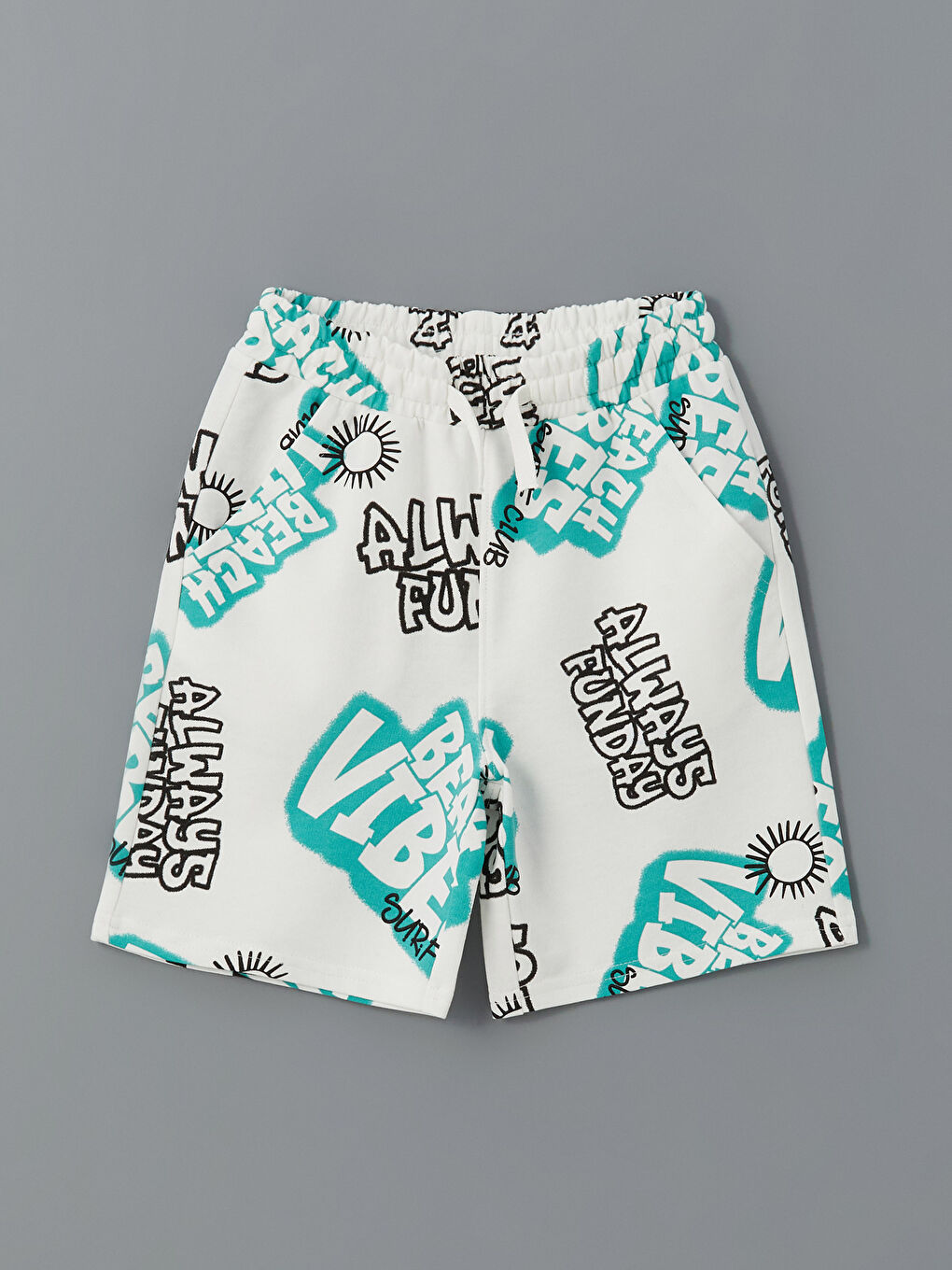 Boys Shorts With Elastic Waist -S5BM12Z4-LRR