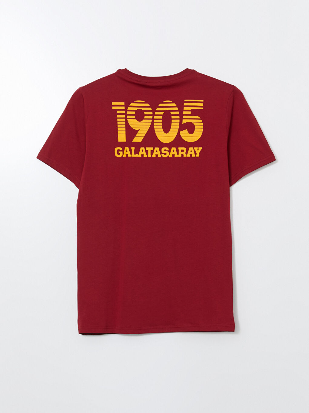 Kırmızı Bisiklet Yaka Galatasaray Baskılı Erkek Taraftar Pijama Üst-1