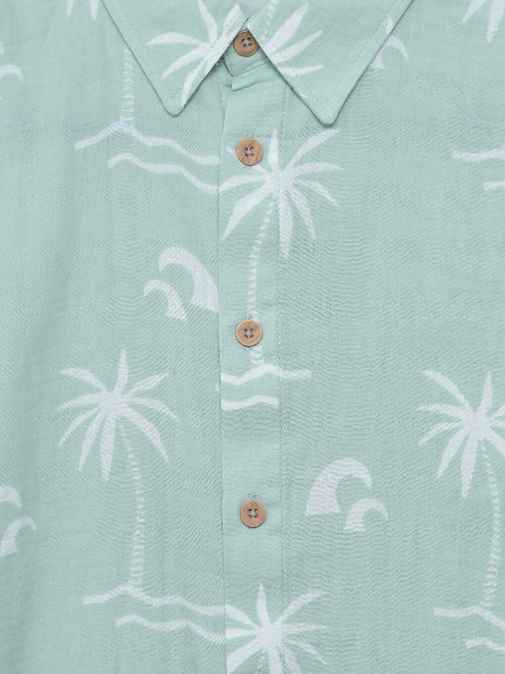 Patterned Short Sleeve Boys' Shirt -S5BN06Z4-LRL