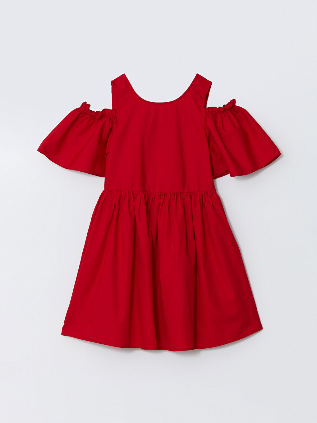 Crew Neck Girls Dress -S5BN12Z4-HPM