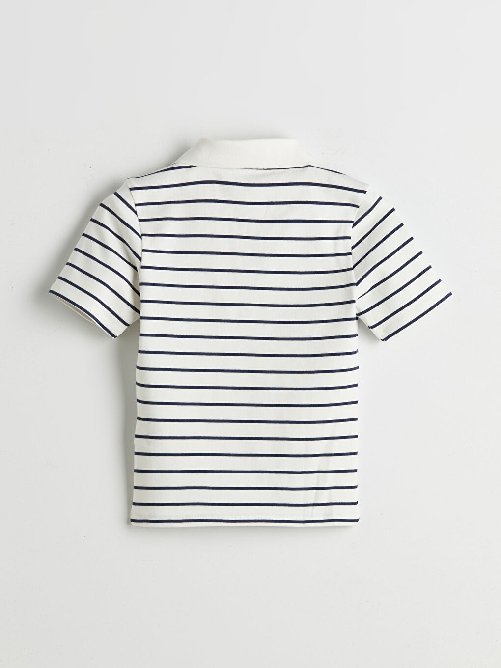 Polo Neck Striped Crop -S5BN22Z8-R9J