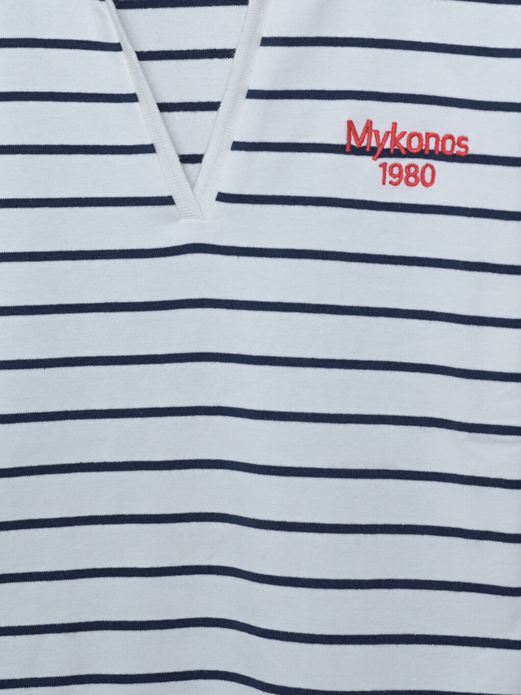 Polo Neck Striped Crop -S5BN22Z8-R9J