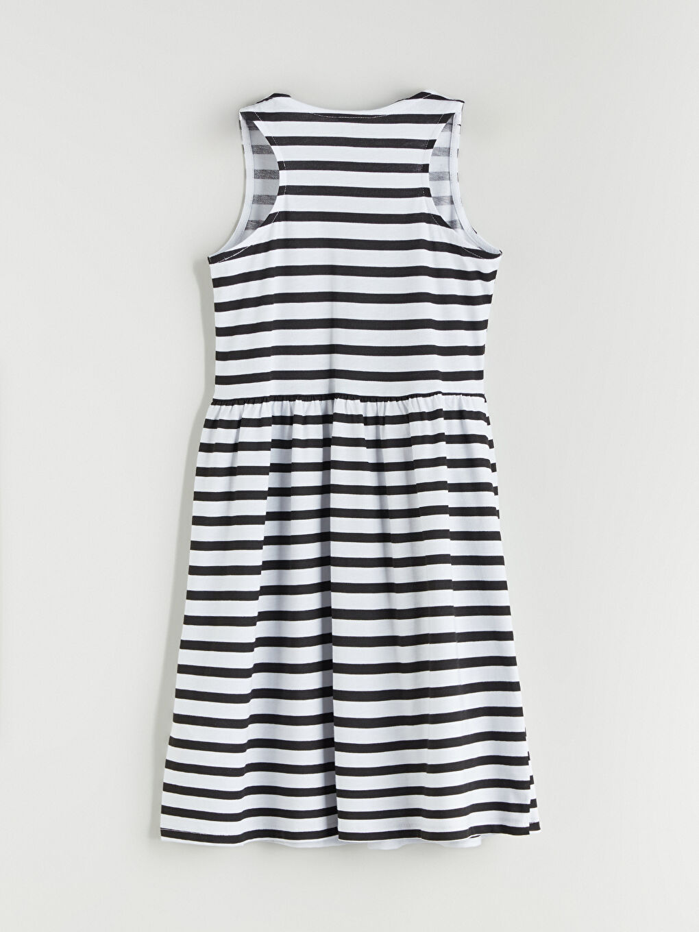 Crew Neck Striped Girls' Dress -S5BN24Z4-LJX