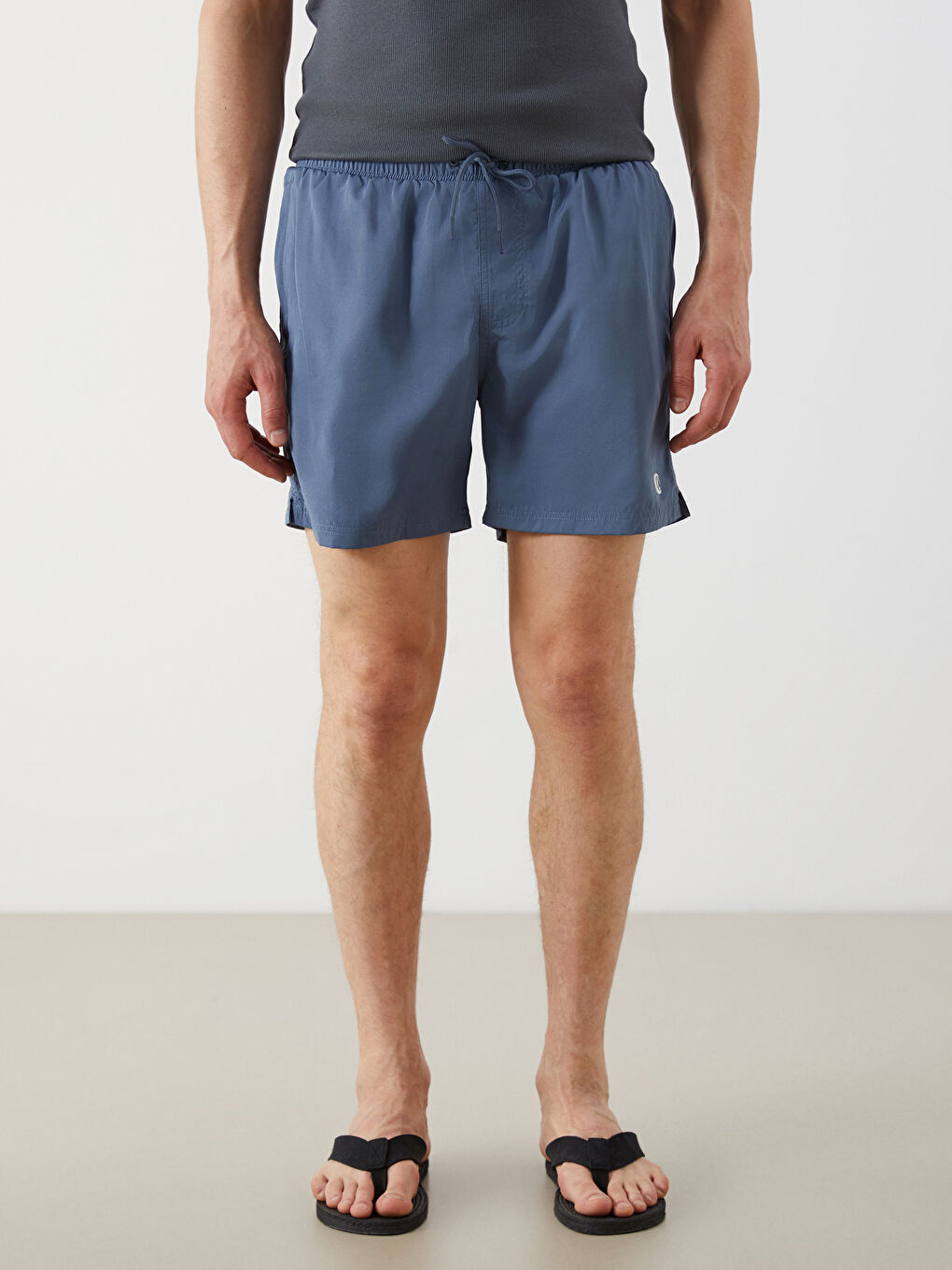 Short Printed Men's Swimming Shorts -S5BN42Z8-HNE