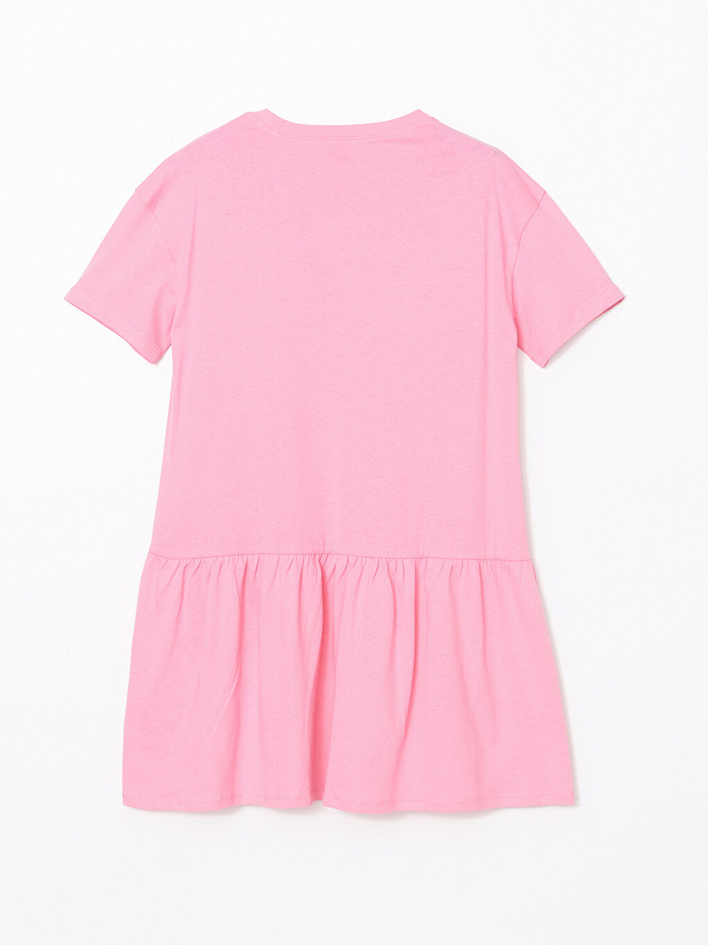 London Printed Ruffled Girls' Short Dress -S5BN43Z4-FNL