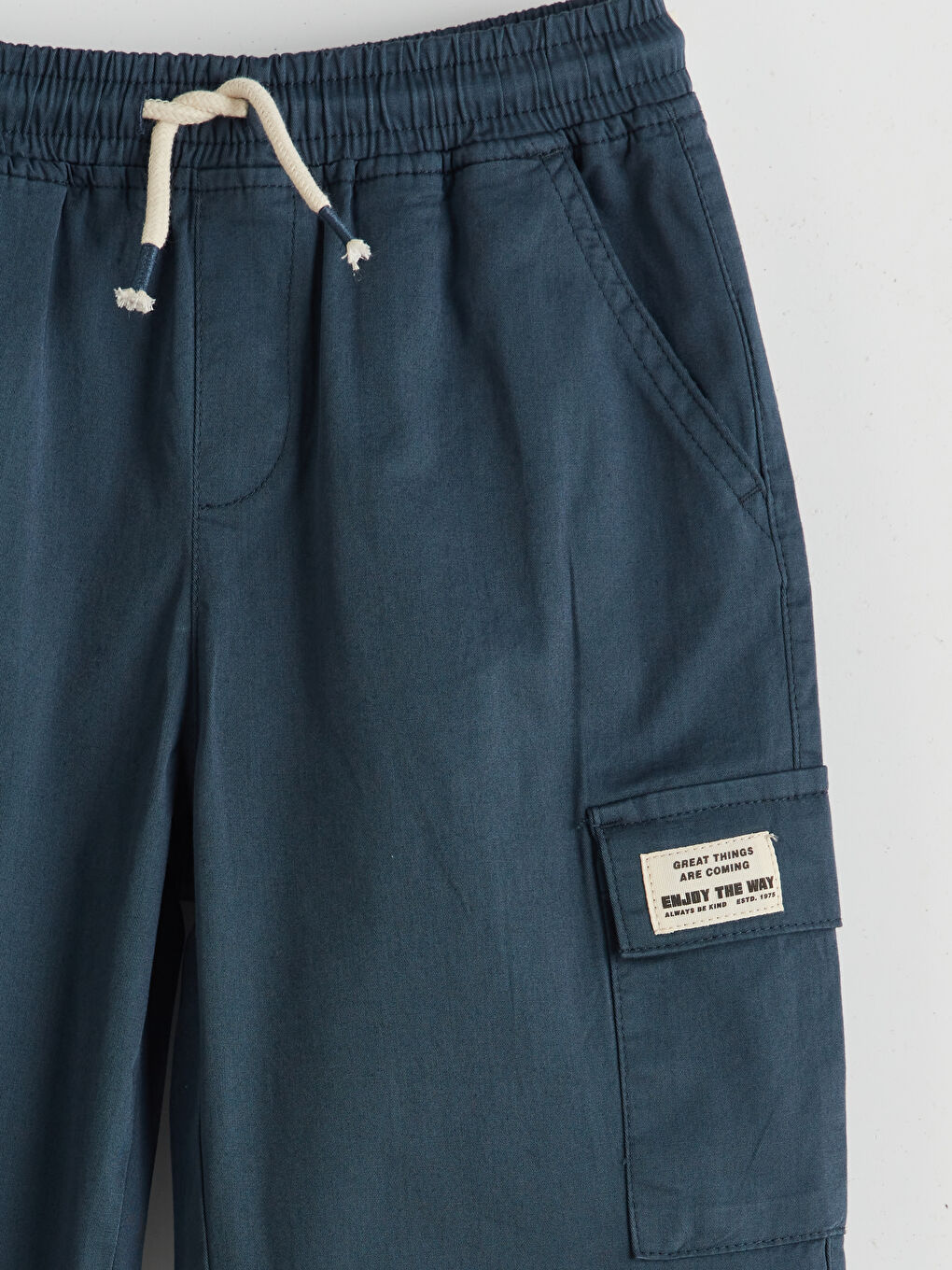 Boys' Cargo Shorts with Elastic Waist -S5BN49Z4-VZK