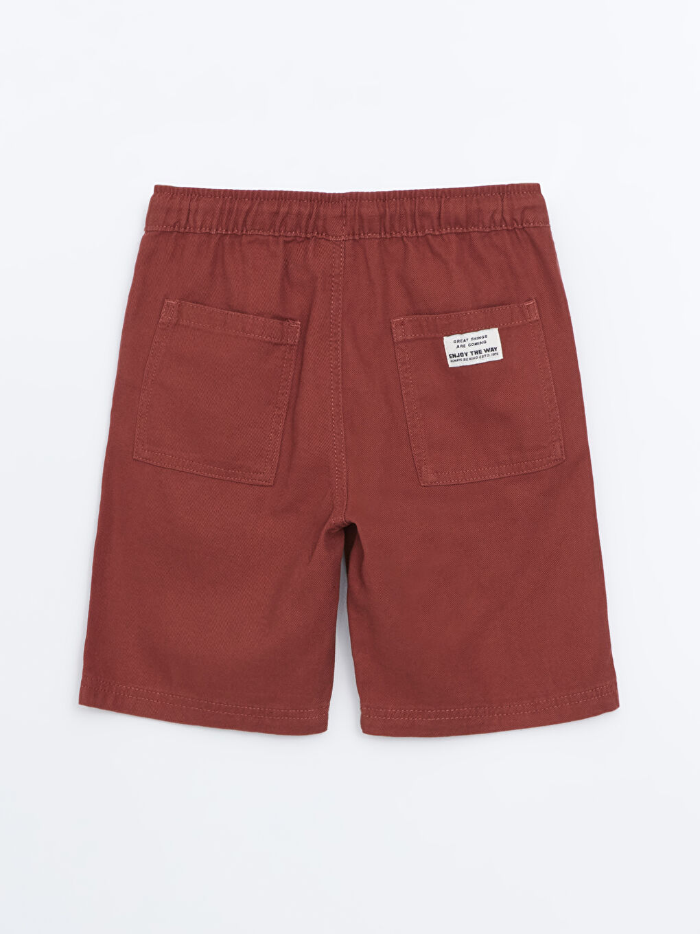 Elasticated Waist Linen Blend Boys' Shorts -S5BN53Z4-HPB