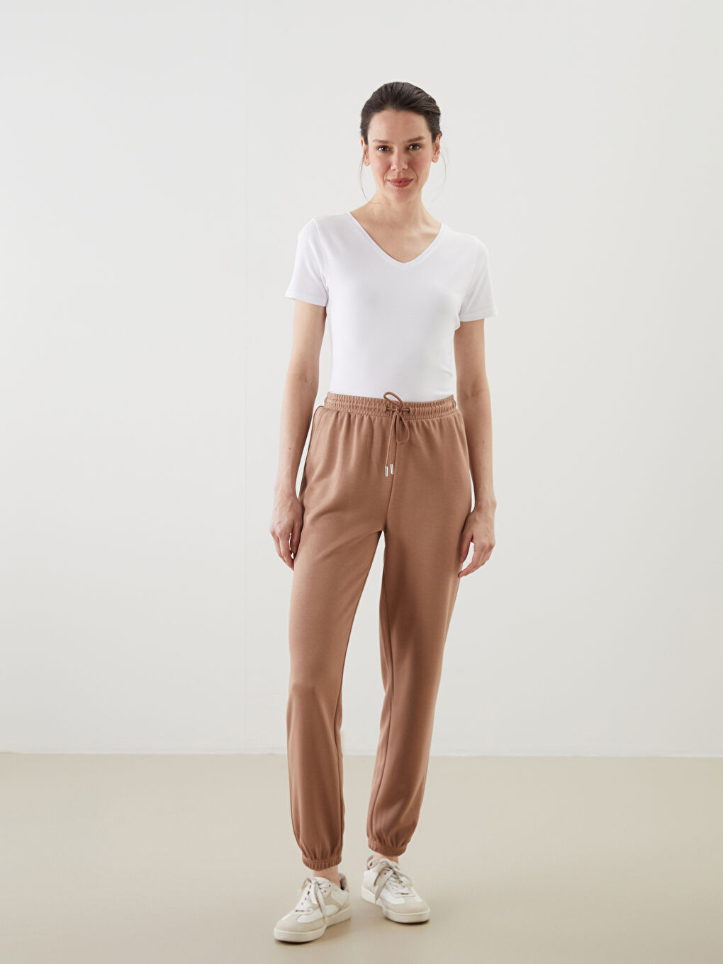 Elasticated Waist Women's Jogger Sweatpants -S5BN70Z8-GWJ