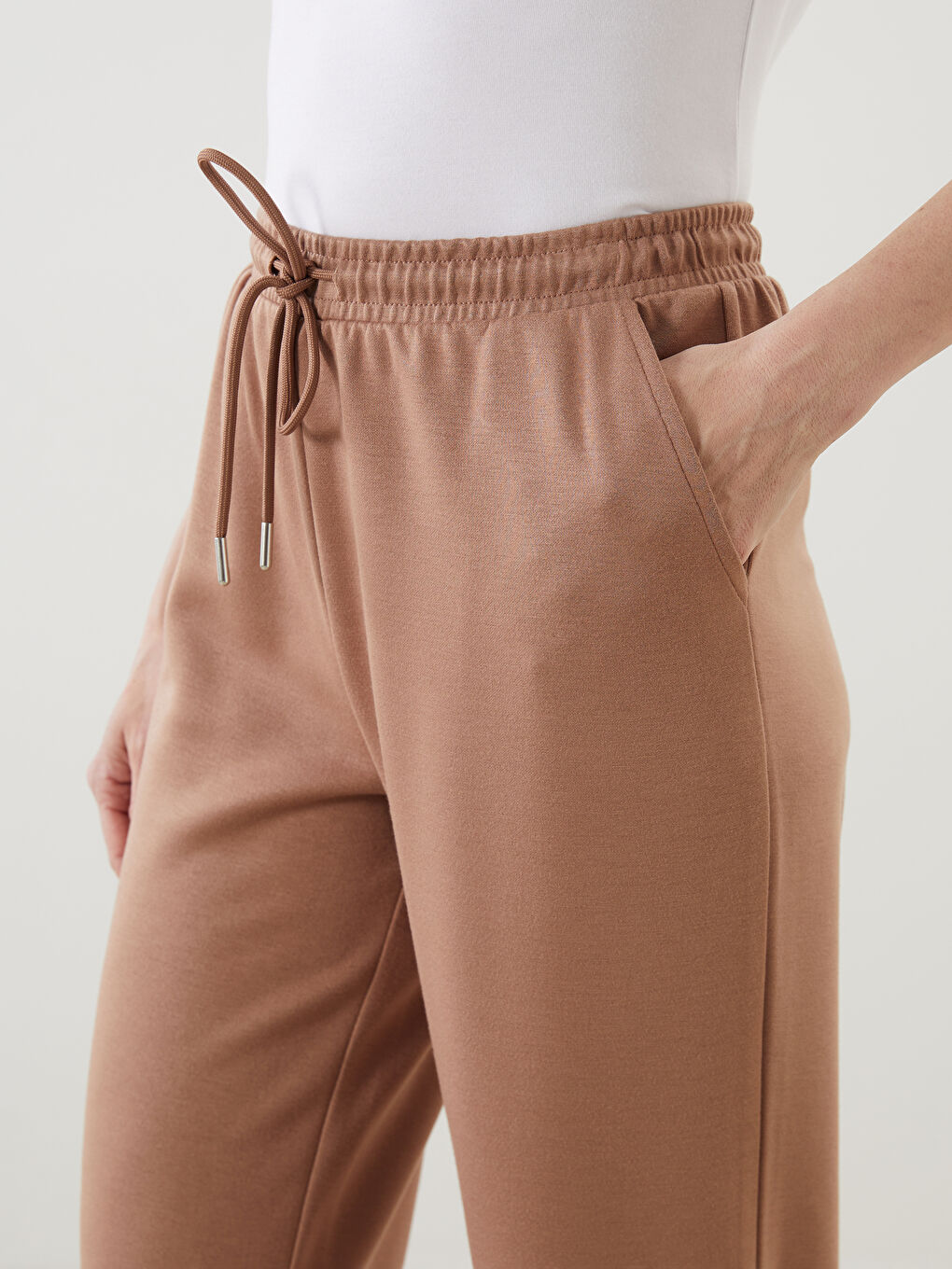 Elasticated Waist Women's Jogger Sweatpants -S5BN70Z8-GWJ