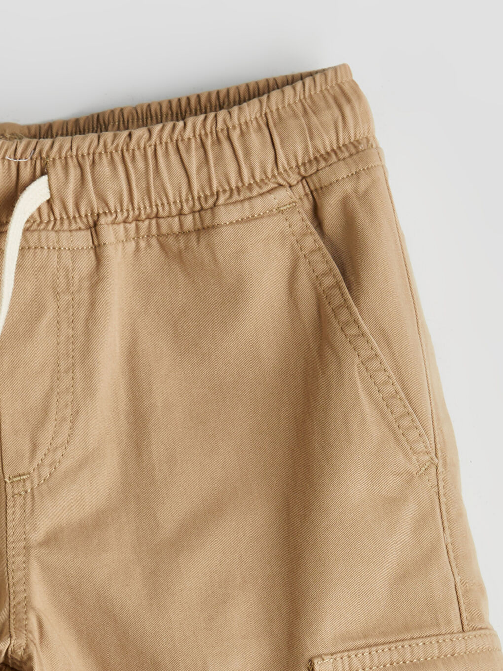Boys' Cargo Shorts with Elastic Waist -S5BN71Z4-GBY