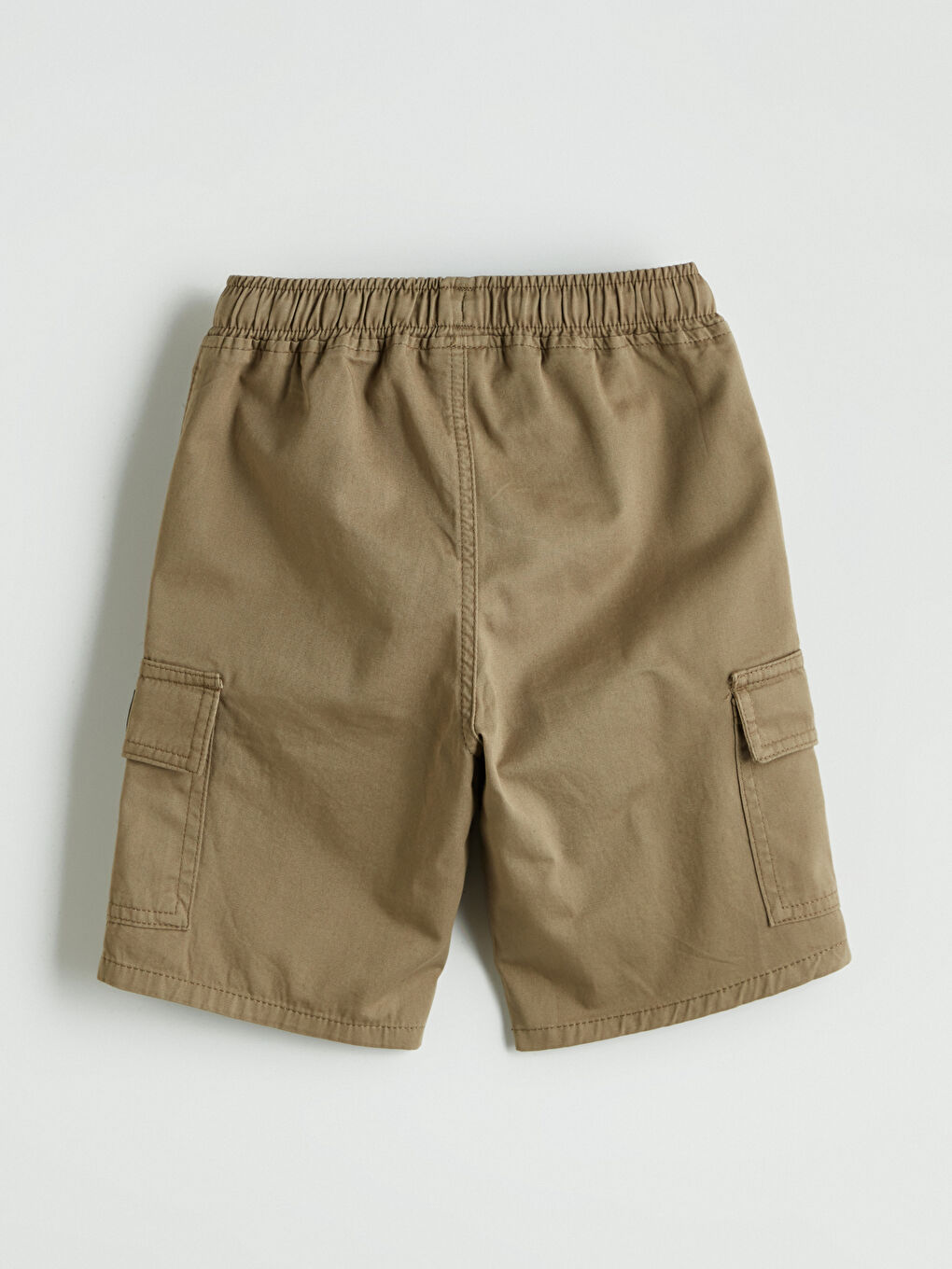 Boys' Cargo Shorts with Elastic Waist -S5BN71Z4-GYP