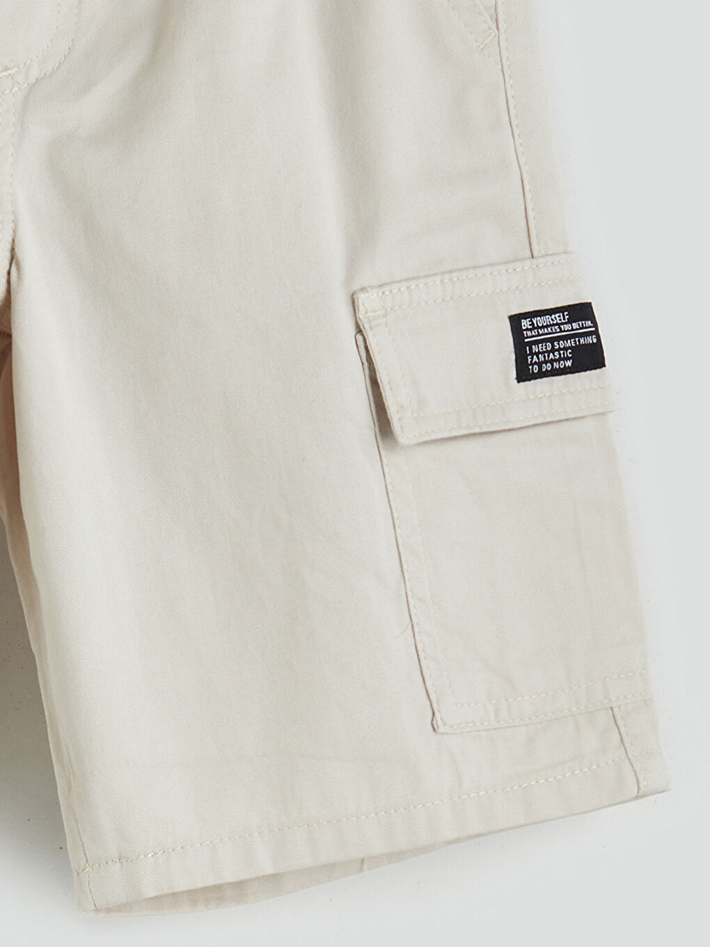 Boys' Cargo Shorts with Elastic Waist -S5BN71Z4-QW6