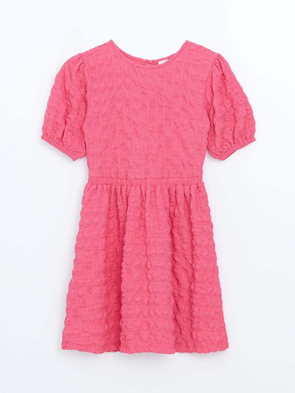 Textured Girls' Short Dress