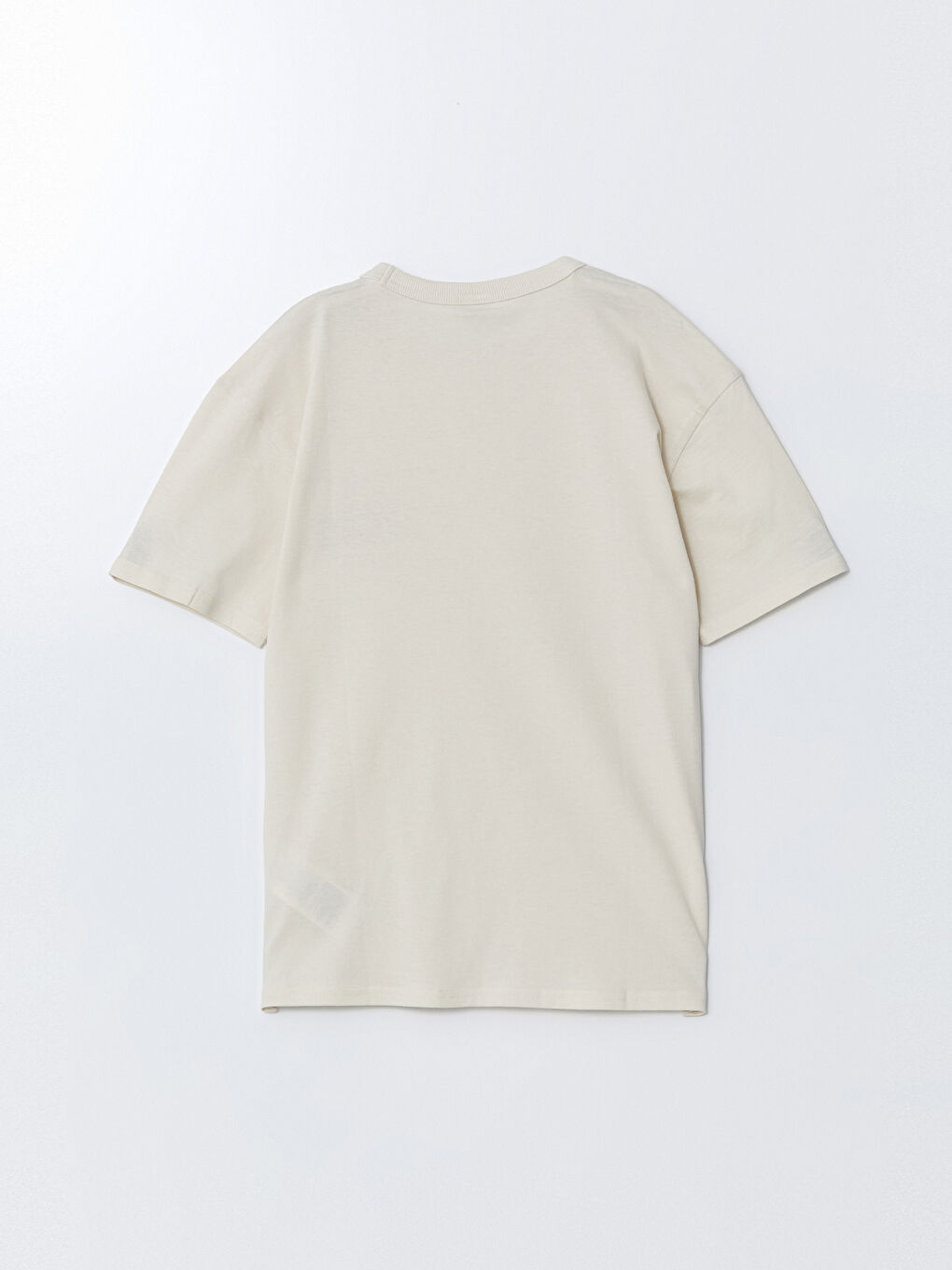 Bej Bisiklet Yaka Baskılı Erkek Çocuk Tişört-2