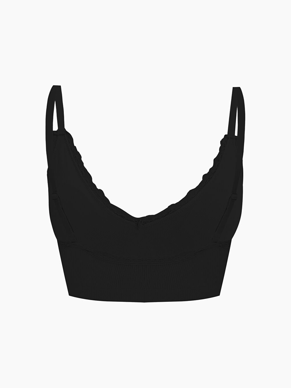 Siyah Balensiz Dolgusuz Dantel Detaylı Büstiyer-1