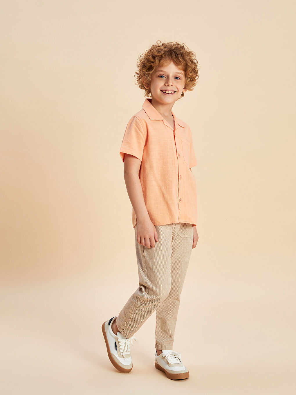 Boy ORANGE Shirt -S5BO70Z1-G6Y