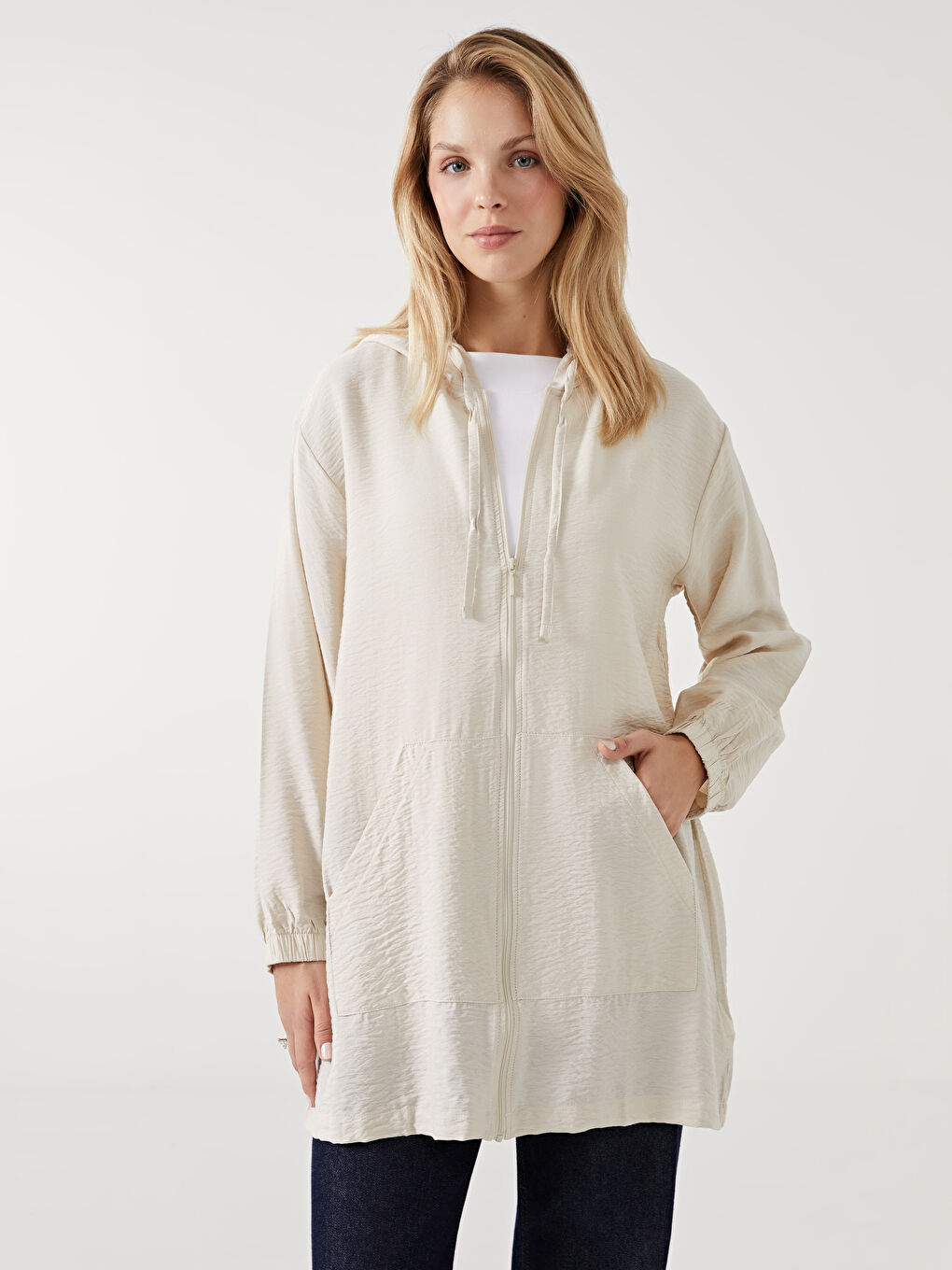Hooded Women's Cardigan -S5BO82Z8-K5P