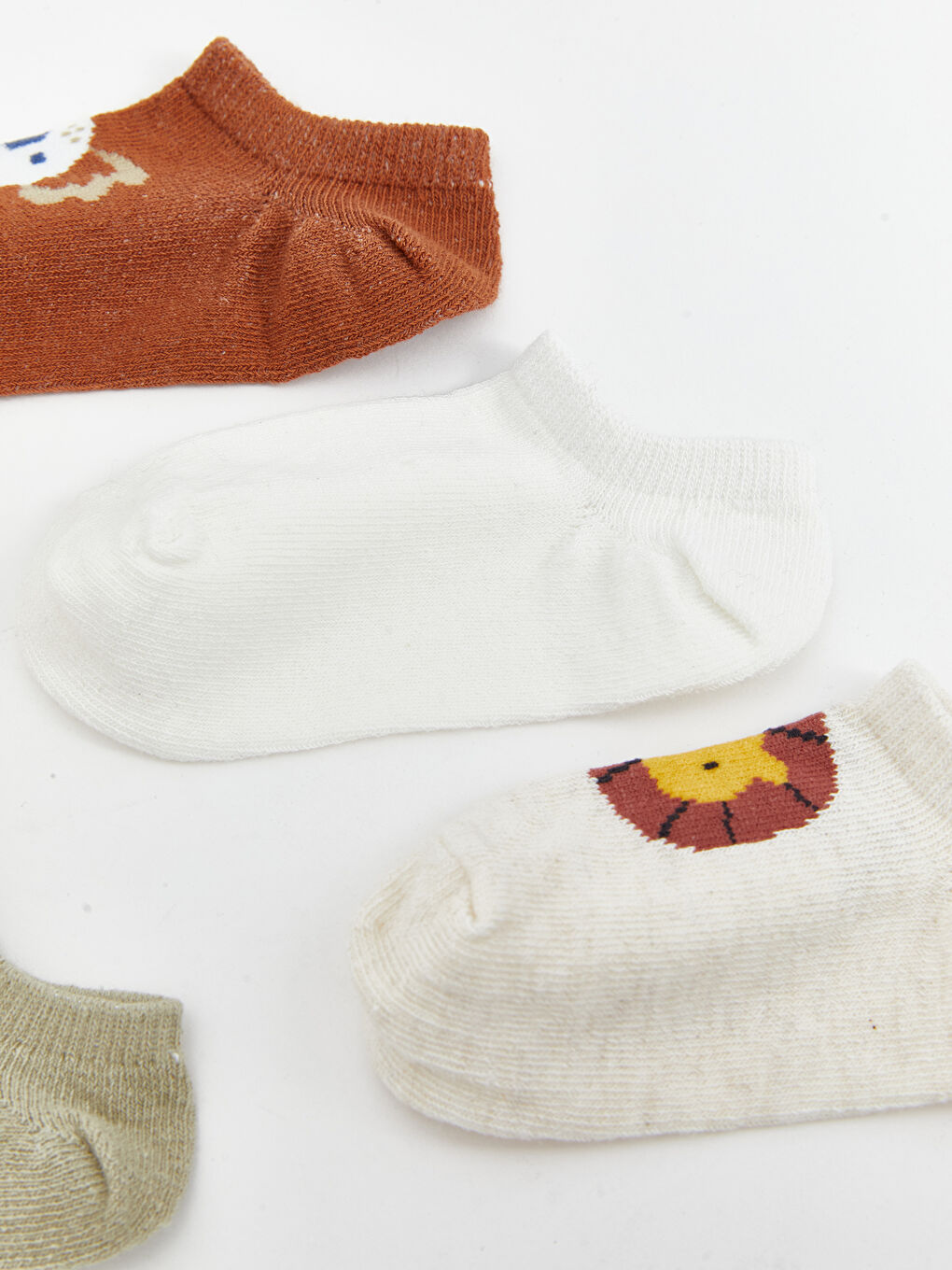 Printed Baby Boy Booties Socks 5 Pieces -S5BP46Z1-JFM