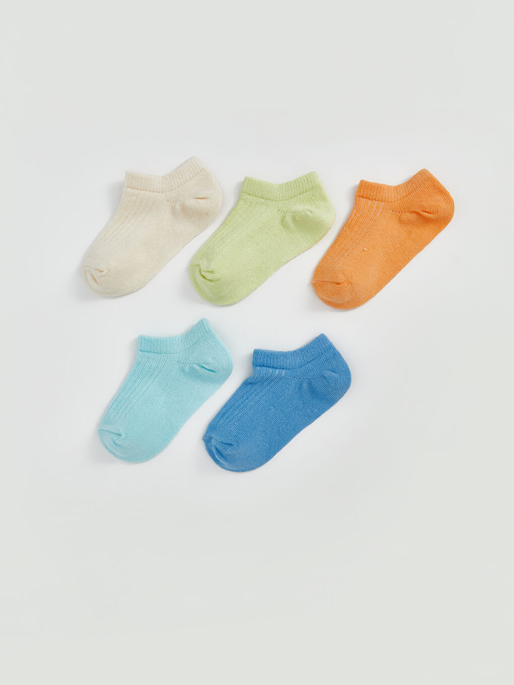 Basic Baby Boy Booties Socks 5-Pack -S5BP48Z1-FDL