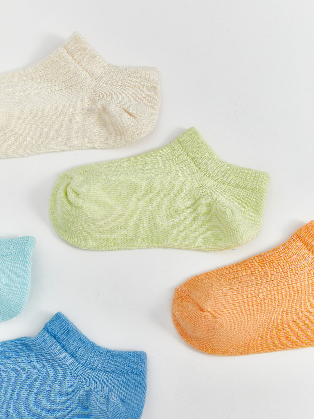 Basic Baby Boy Booties Socks 5-Pack -S5BP48Z1-FDL