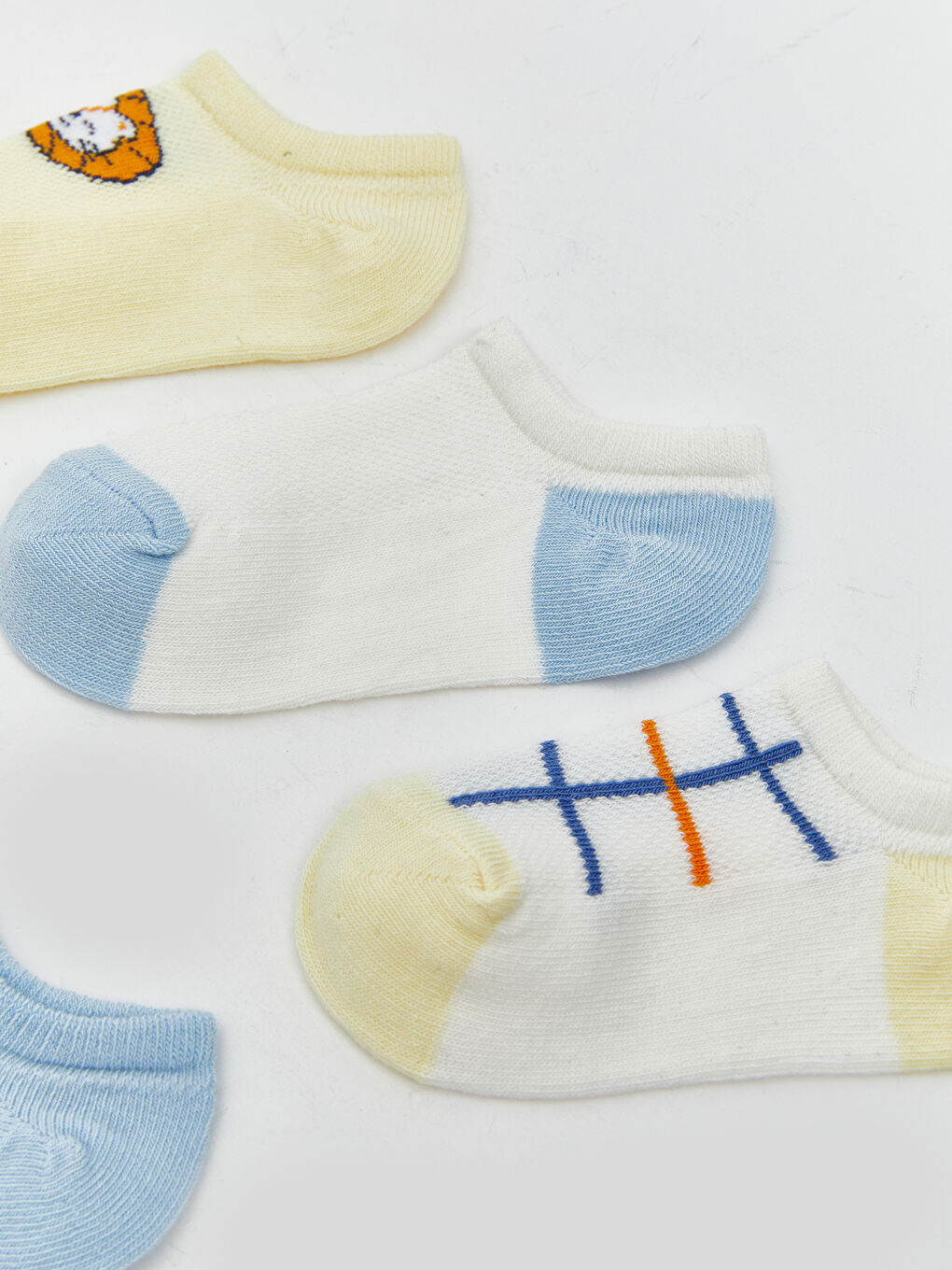 Printed Baby Boy Booties Socks 5 Pieces -S5BP53Z1-DJQ