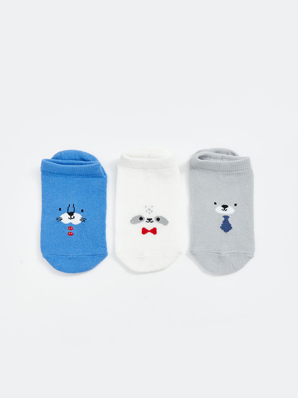 Printed Baby Boy Booties Socks 3 Pack -S5BP71Z1-CUN