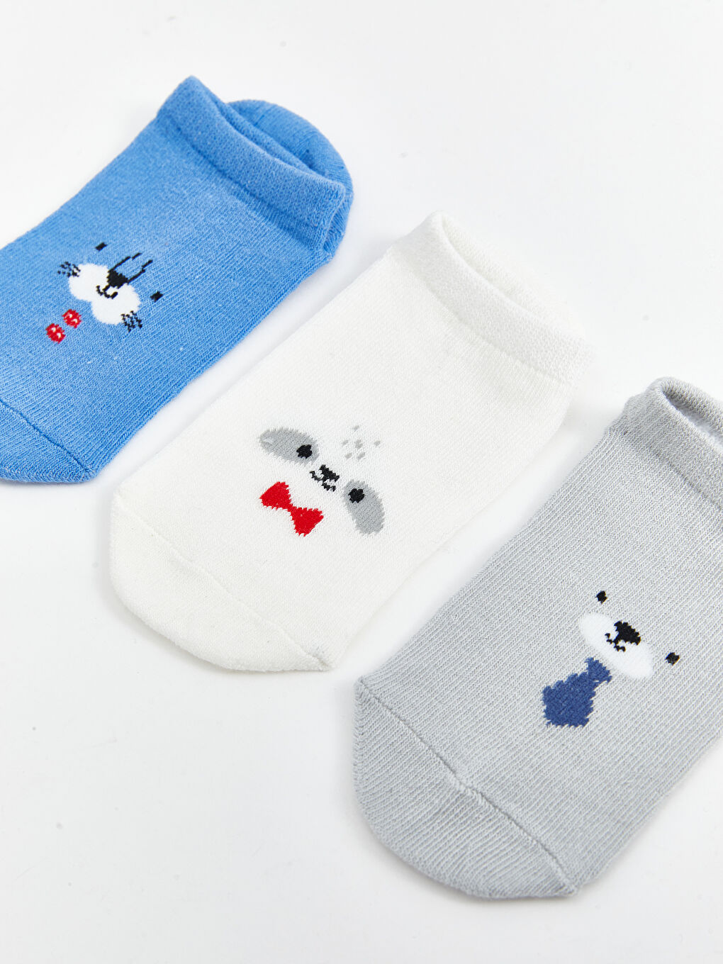 Printed Baby Boy Booties Socks 3 Pack -S5BP71Z1-CUN