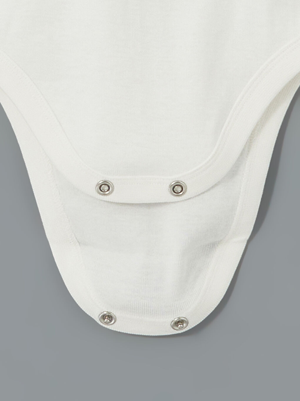 Ekru Minnie Mouse Baskılı Kız Bebek Çıtçıtlı Body-2